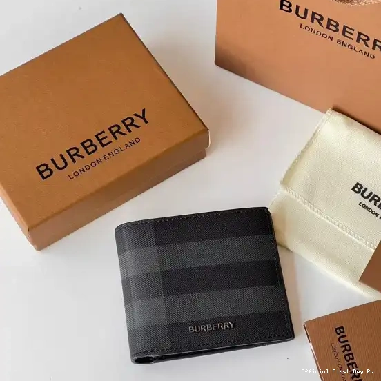 Official First Bag Ru BURBERRY WALLET 0520